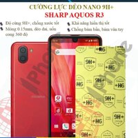 Dán cường lực dẻo nano dành cho Sharp Aquos R3 SHV44, SH03L, 807SH, 808SH