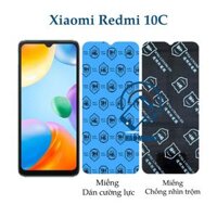 Dán cường lực dẻo nano Xiaomi Redmi 10C  trong suốt và chống nhìn trộm  - Dán chống nhìn trộm