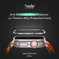 Dán cường lực màn hình Apple Watch Ultra 49mm Hoda Chống Chói + Viền Bảo Vệ Titanium