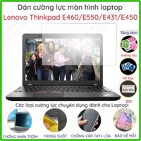Dán cường lực màn hình laptop Lenovo Thinkpad E460/ E550/ E431/ E450 nano trong suốt, nhám chống vân tay, bảo vệ mắt