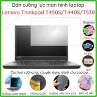 Dán cường lực màn hình laptop Lenovo Thinkpad T450S / T440S / T530 nano trong suốt, nhám chống vân tay, bảo vệ mắt