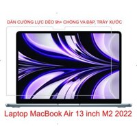 Dán cường lực màng hình cho MacBook Air 13inch M2 2022, bảo vệ màng chống va đập, trầy xước toàn diện