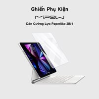 Dán Cường Lực PaperLike 2IN1 Mipow Kingbull Premium HD 2.7D Dành Cho iPad Air/Pro 2018-2023
