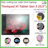 Dán cường lực ThinkPad X1 Tablet Gen 2/ Gen 3 dẻo nano siêu bền, đẹp, chống va đập, chống lóa màn, chống bám vân tay