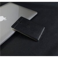 Dán Da Blackberry Passport AT&T Da Bò Màu Đen