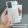 Dán dẻo FULL mặt lưng PPF nhám Samsung Note 20 Ultra