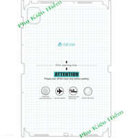 Dán dẻo PPF dành cho Mi Pad 5 - Mi Pad 5 Pro full lưng viền hãng Devia - Hàng nhập khẩu - Trong suốt