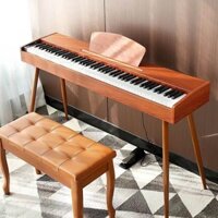 Đàn Điện Tử Piano 88 Phím Kèm Chân Đạp Pedal Có Hỗ Trợ Cổng USB MIDI, Headphone, AUDIO IN, POWER, PEDAL