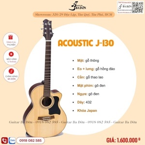 Đàn Guitar Acoustic Ba Đờn J130