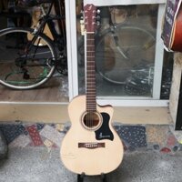 Đàn Guitar Acoustic Ba Đờn J150 Gỗ Thịt Có Ti Chỉnh Khóa Đúc - Tặng Kèm Phụ Kiện Bảo Hành 2 Năm