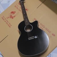 Đàn guitar acoustic + capo fender