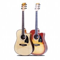 Đàn Guitar Acoustic Cate QM718( màu gỗ Nat)
