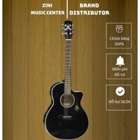 Đàn guitar acoustic giá rẻ màu đen mã ES140, guitar gỗ thịt có người mới tập - Chất lượng & Chính hãng