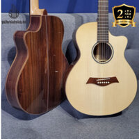 Đàn Guitar Acoustic Gỗ Cẩm Ấn Cao Cấp SV-A7 - Tặng Kèm Bộ Phụ Kiện