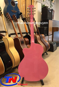 ĐÀN GUITAR ACOUSTIC MÀU HỒNG