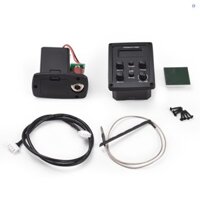 Đàn Guitar Acoustic Pickup Dân Gian Cổ Điển Đàn Guitar Pickup 4 Băng Bộ Cân Bằng BASS / MIDDLE / TREBLE / PRES Pickup Màn Hình LCD Cho Phụ Kiện Nhạc Cụ Guitar Gỗ