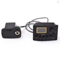 Đàn Guitar Acoustic Pickup Dân Gian Cổ Điển Đàn Guitar Pickup Equalizer Âm lượng / Bass / Giữa / Treble / Pres / MIC.PI Pickup Tuner / Giai đoạn cho phụ kiện nhạc cụ đàn Guitar bằng gỗ Micrô tích hợp
