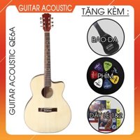 Đàn Guitar Acoustic QE6A Gỗ Thông Giá Rẻ Dành Cho Người Tập Chơi