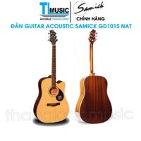 Đàn Guitar Acoustic Samick GD101S NAT  GD101S NAT  Top Solid  Gỗ Nguyên Tấm  - Hàng Chính Hãng