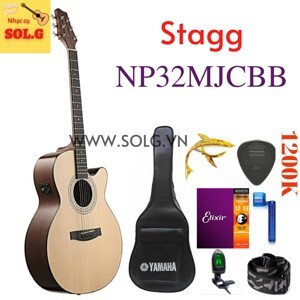 Đàn guitar Acoustic Stagg NP32MJCBB