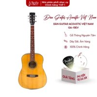 Đàn Guitar Acoustic Việt Nam GA-10EV Mặt Gỗ Thông Nguyên Tấm Cao Cấp - Bảo hành 6 tháng - Full phụ kiện