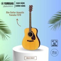 Đàn Guitar Acoustic YAMAHA F370 với kiểu dáng truyền thống, phù hợp cho người mới tập chơi đàn - Sản phẩm chính hãng - Màu gỗ tự nhiên