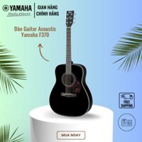 Đàn Guitar Acoustic YAMAHA F370 với kiểu dáng truyền thống, phù hợp cho người mới tập chơi đàn - Sản phẩm chính hãng - Màu đen