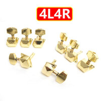 Đàn Guitar Chỉnh 4L4R Semiclored Pegs Tuner Máy Đầu Vàng Cho Đàn Guitar Acoustic
