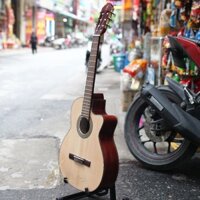 Đàn Guitar Classic Ba Đờn C170 C170J Gỗ Thịt Có Ti Chỉnh Tặng Full Phụ Kiện