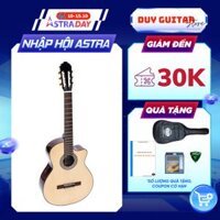 Đàn guitar classic DC170J có khuyết dòng ghitar trung kỹ full size gỗ hồng đào solid cho âm thanh cổ điển ấm áp Duy Guitar