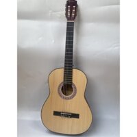 Đàn Guitar Classic Gỗ Thịt Dây Nylon Gắn EQ Có Ty Chỉnh Chống Cong Cần Size 39 Inch