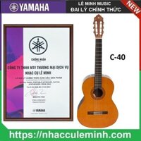 Đàn Guitar Classic Yamaha  C40 (Hàng chính hang bảo hành toàn quốc)