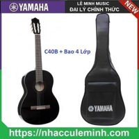 Đàn Guitar Classic Yamaha C40 đen  Chính hãng bảo hành toàn quốc - C40 Black  BAO