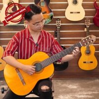 Đàn Guitar Classic Yamaha C80 Màu Vàng Bóng Cổ Điển, Kích Thước Lớn, Âm Thanh Tuyệt Vời