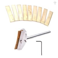Đàn Guitar Điện Bass Cổ Fingerboard Fret Inlay Tool 9 Chiếc Áp Lực Fret Dụng Cụ Bộ Radian Fret Press Caul Nhạc Cụ Phụ Kiện