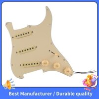 Đàn Guitar Điện Pickguard Pickup Tải Prewired Scratch Plate Hội SSS Vàng