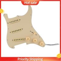Đàn Guitar Điện Pickguard Pickup Tải Prewired Scratch Plate Hội SSS Vàng