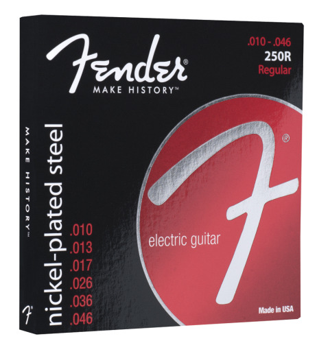Dây đàn guitar Fender 250R Nickel Plated Steel Ball end 10-46