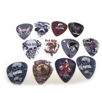 Đàn Guitar Mới Chọn Vorson-Guitar Trục Skeleton Pick Rock Pick Đàn Guitar Điện Chọn 12 Miếng CRP-12-kit