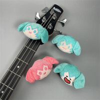 Đàn Guitar Mới Dây Đeo Vai Bass Âm Thanh Yếu Hoạt Hình Q Phiên Bản Hatsune Vị Trí Tai Nghe Tắt Tiếng Đàn Guitar Bass Dây Ấm Snap