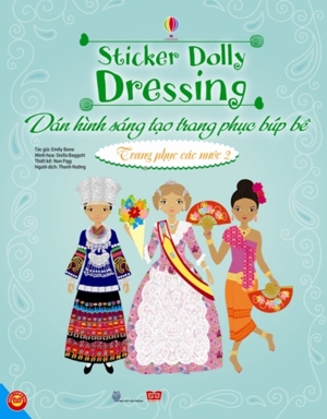 Dán Hình Sáng Tạo Trang Phục Búp Bê - Trang Phục Các Nước 2
