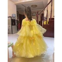Đàn hồi Thiết kế bó sát Thân thiện với môi trường Thời trang Thể hiện Quần áo sàn Catwalk Bé gái Chất liệu tự làm Làm sản phẩm bán hoàn thiện Công chúa Belle Trang phục cha mẹ và con cái 3.15.5