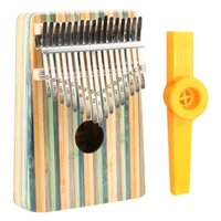 Đàn Kalimba 17 Phím Gỗ Trúc Yael Y17B-G Kèm Kèn Kazoo DreamMaker - Trúc xanh - HÀNG CÓ SẴN