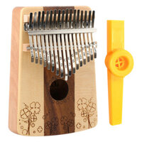 Đàn Kalimba 17 Phím Gỗ Vân Sam và Rosewood Yael Y17SMR-C - Cỏ Ba Lá Kèm Kèn Kazoo