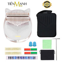 Đàn Kalimba 17 Phím Treelf TF-17C (Hình Mèo Acrylic Trong Suốt  TF17C)
