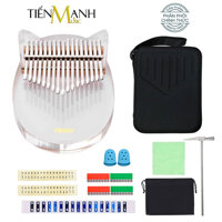 Đàn Kalimba 17 Phím Treelf TF-17C (Hình Mèo Acrylic Trong Suốt  TF17C)