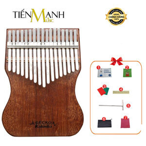 Đàn Kalimba Gecko 17 Phím Gỗ Mahogany K17MAP