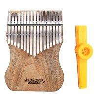Đàn Kalimba Gecko 17 Phím K17CAP Gỗ Long Não Kèm Kèn Kazoo DreamMaker (Có Sẵn)