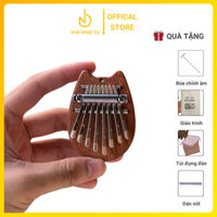 Đàn Kalimba Mini 8 Phím Hình Mèo Kèm Dây Đeo + Tặng Đầy Đủ Phụ Kiện Và Giáo Trình Học Kalimba Dễ Hiểu
