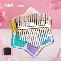 Đàn Kalimba Pha Lê 17 - 21 phím hình ngôi sao 6 cánh chất lượng + Full phụ kiện {AP-MusicBN}